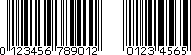 EAN Bar Code example